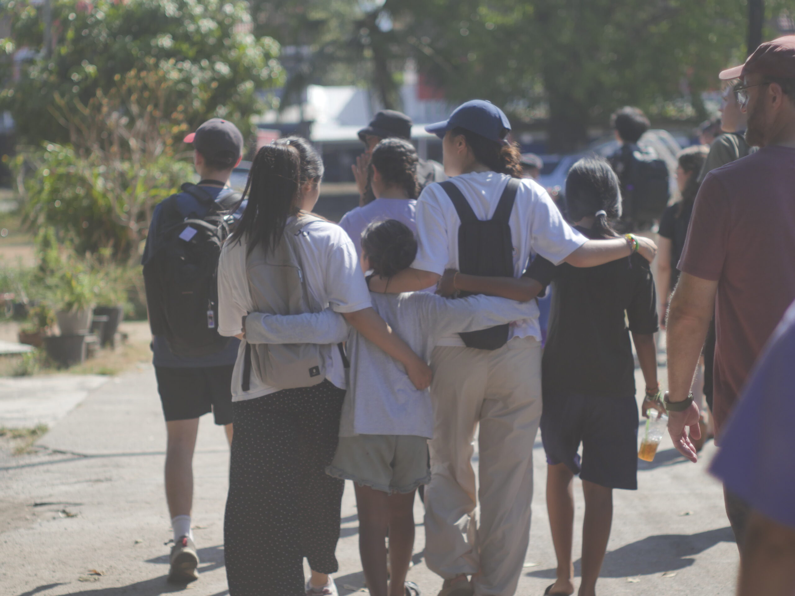 Community gathering at The Point